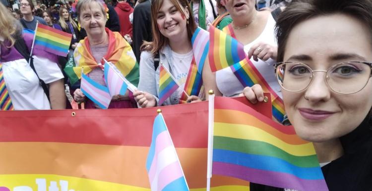 Members of the Healthwatch Liverpool team at LCR Pride in 2022