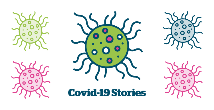Covid-19 stories logo