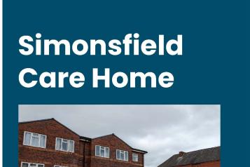 Front cover of Simonsfield Care Home Enter and View report