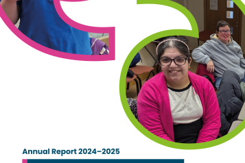 Front page of 2024-25 annual report
