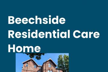 Front cover of Beechside Residential Care Home enter and view report