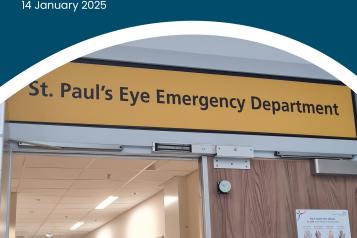 Front cover of St Paul's Eye Unit Listening Event report