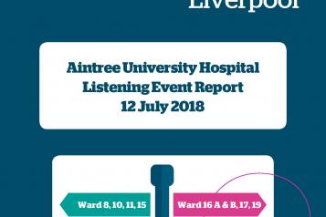 Front cover of Aintree Hospital Report