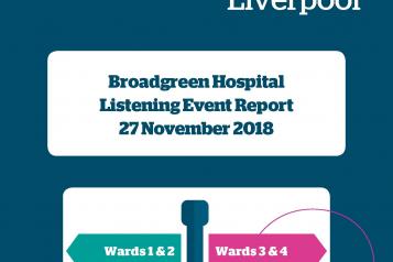 Front Cover of the Broadgreen Hospital Report