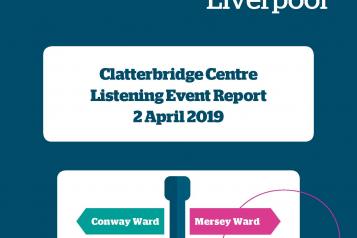 Image of front cover of Clatterbridge Centre listening event report 2019
