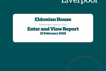Image of front cover of Eldonian House Enter and View Report