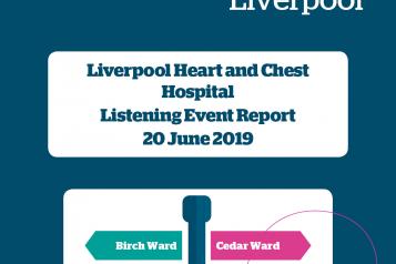 Image of front cover of Liverpool Heart and Chest Hospital 2019 Report