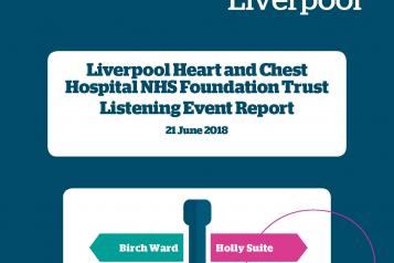 Front page of Liverpool Heart and Chest Hospital report 2018