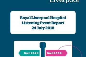 Front Cover of the Royal Liverpool Hospital Report