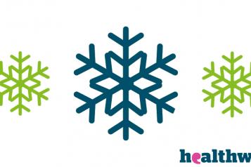 Three Snowflakes and the Healthwatch logo