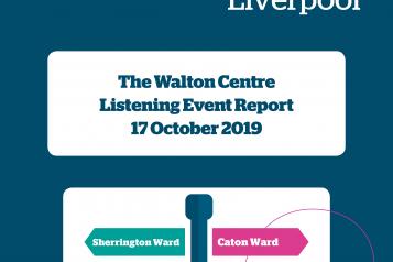 Image of front cover of the Walton Centre 2019 Report