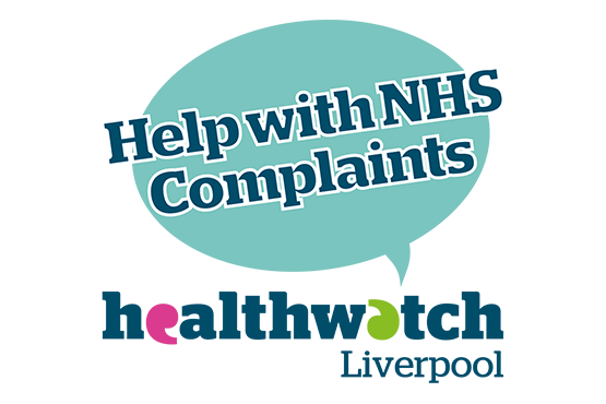 Image of Healthwatch Liverpool Help with NHS complaints logo
