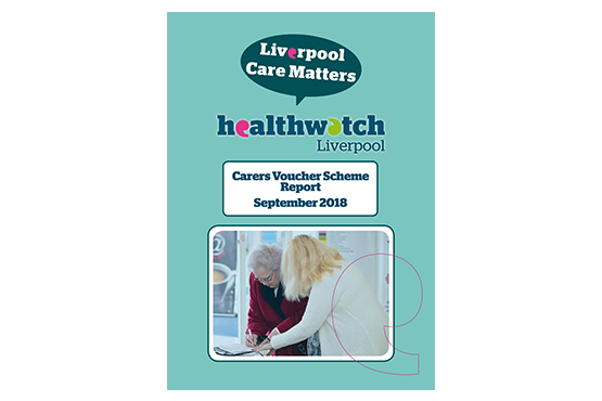 image of front cover of Carers Voucher Survey Report