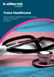 Front page of the Trans Healthcare Report
