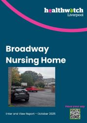 Front cover of Broadway Nursing Home Enter and View report