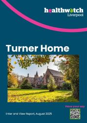 Front page of Turner Home Enter and View Report