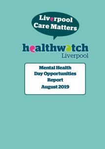 Image of front page of Mental Health Day Opportunities Report